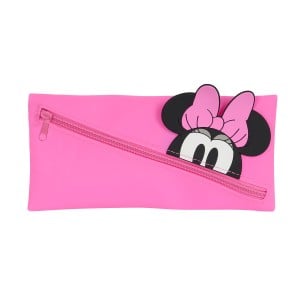 Trousse d'écolier Minnie Mouse Rose 22 x 11 x 1 cm