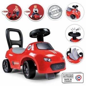 Rutschauto Smoby Schwarz Rot 2-in-1