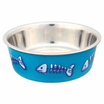 Mangeoire pour chats Trixie Acier inoxydable Ø 12 cm