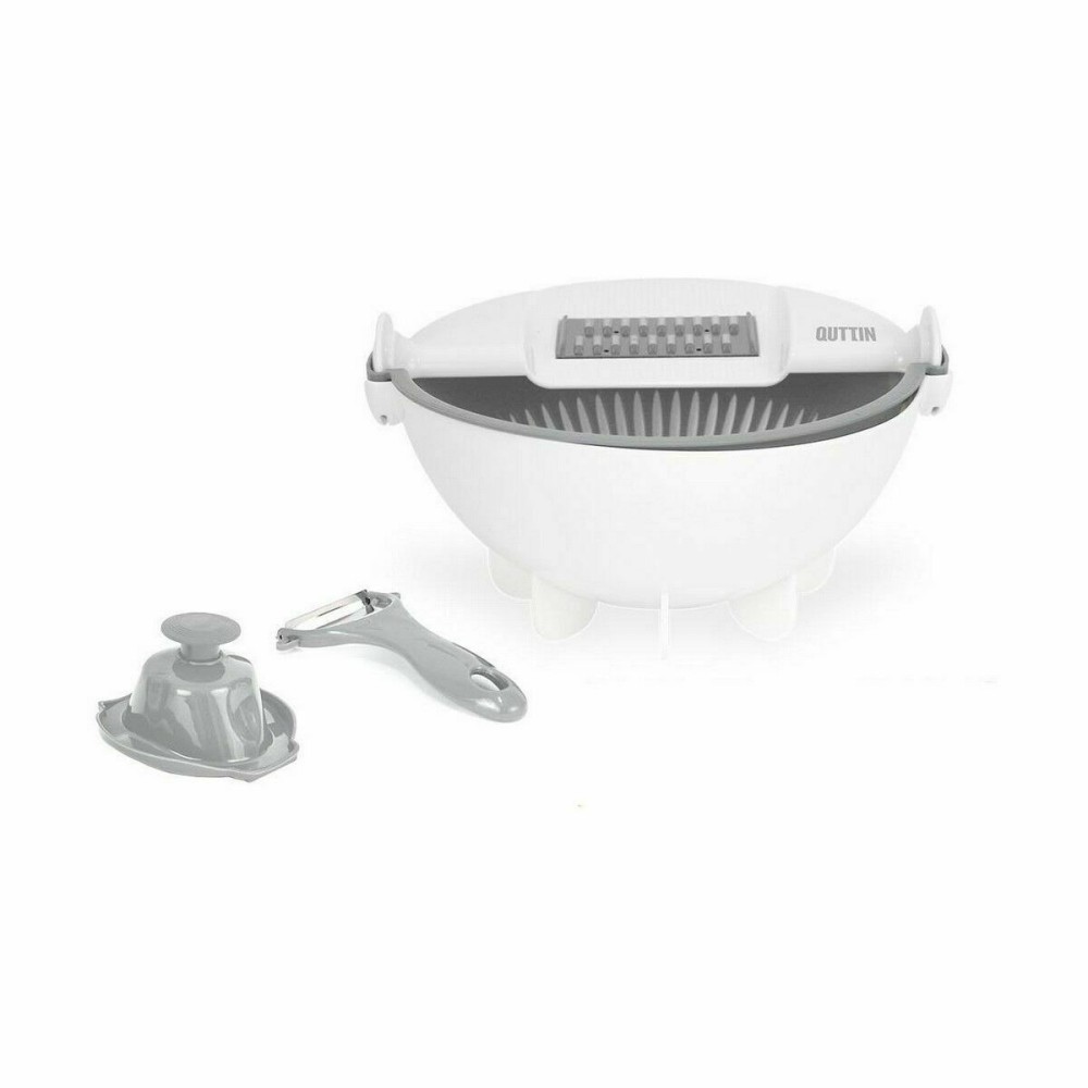 Manual Vegetable Chopper Quttin 9/1 White 22 x 15 x 11 cm