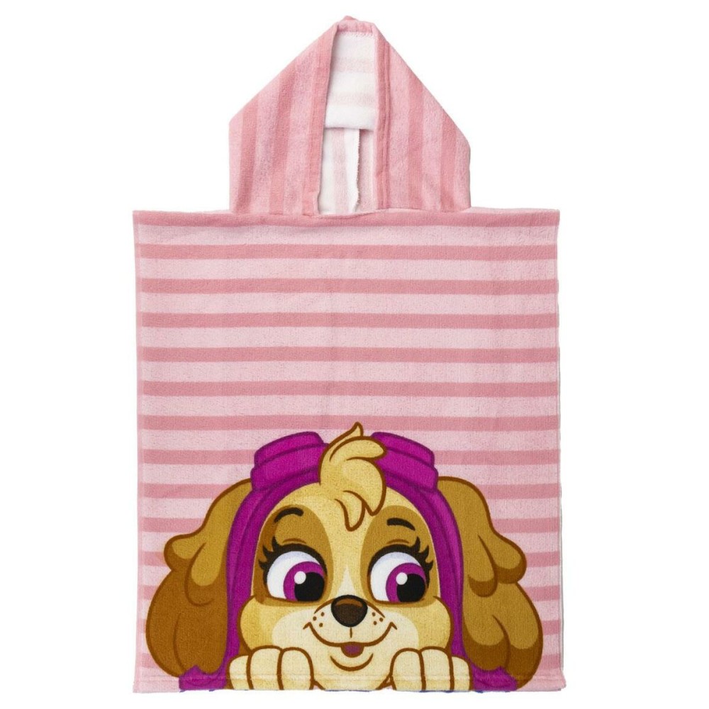 Frottéhandtuch mit Kapuze The Paw Patrol Rosa 50 x 115 cm