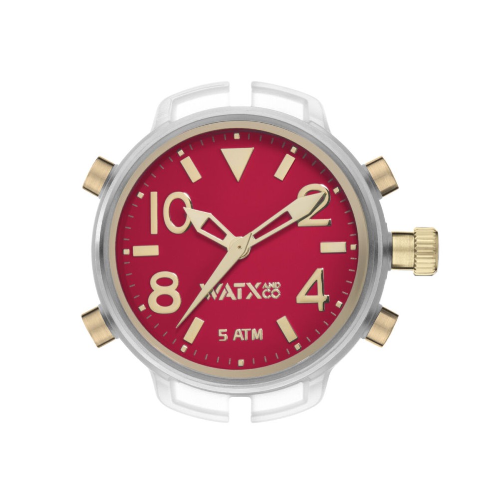 Montre Unisexe Watx & Colors RWA3723 Rouge (Ø 49 mm)