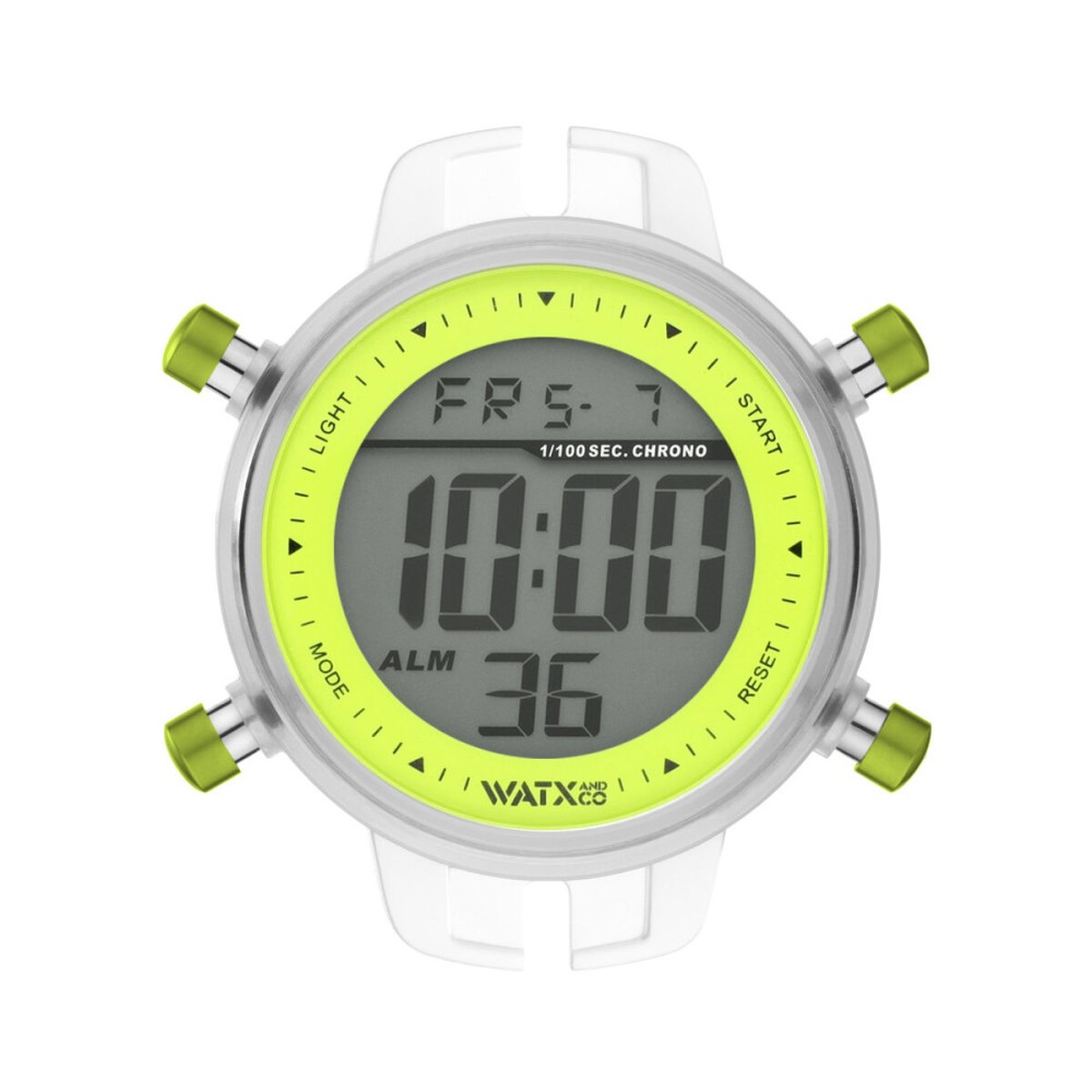 Montre Unisexe Watx & Colors RWA1126  Jaune (Ø 43 mm)