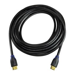 HDMI cable with Ethernet LogiLink CH0067 Black 15 m