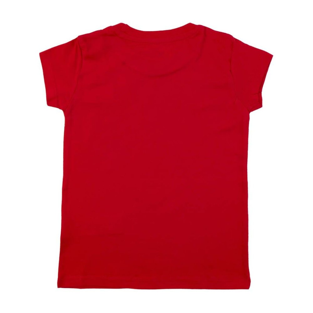 Child's Short Sleeve T-Shirt Minnie Mouse Red