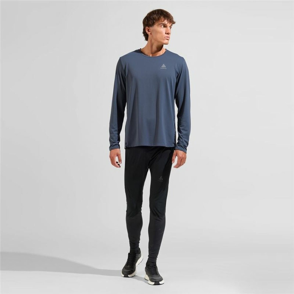 Men’s Long Sleeve T-Shirt Odlo Zeroweight Chill-T Blue