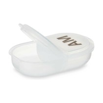 Pillbox with Compartments Berilo HW0929-2 Transparent Plastic 11,5 x 18 x 2,2 cm Set (12 Units)