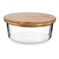 Round Lunch Box with Lid Vivalto LHB-HR-620F Bamboo 15 x 6,5 x 15 cm (12 Units)