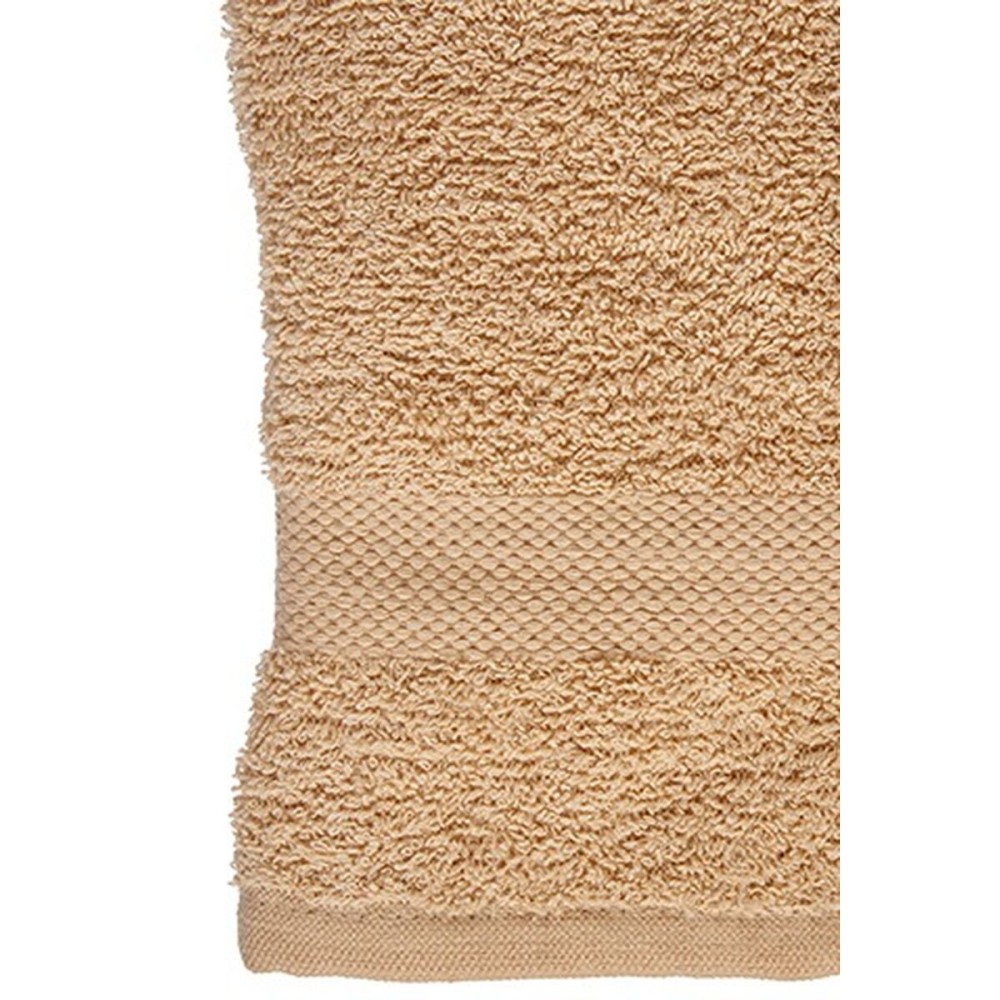 Bath towel Berilo 89657 Cream 80 % cotton 20 % Polyester 50 x 90 cm (6 Units)