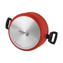 Kasserolle FAGOR Rot Aluminium (Ø 24 cm)