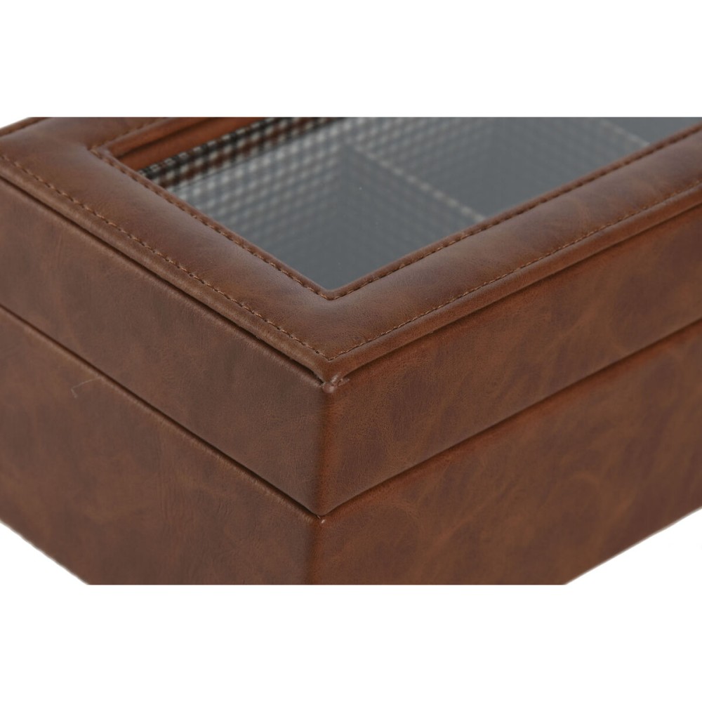 Jewelry box Home ESPRIT Brown Crystal 33 x 11,5 x 9 cm