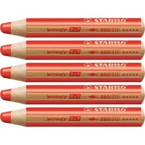 Crayons de couleur Stabilo Woody 3-en-1 (5 Unités)