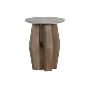 Table d'appoint Home ESPRIT Bois Marbre 40 x 40 x 51 cm