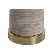 Side table Home ESPRIT Golden Natural Wood Metal 41 x 41 x 53 cm