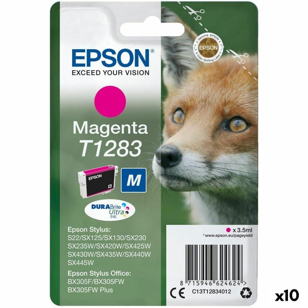 Cartouche d'encre originale Epson S22/SX 235W /420W/425W/ OFFICE BX305F Magenta (10 Unités)