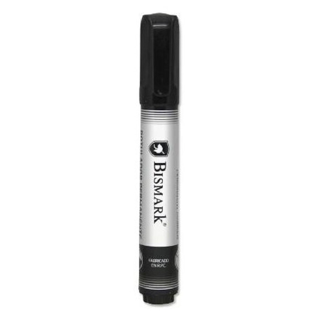 Permanent marker Bismark Black 1,5 mm (12 Units)