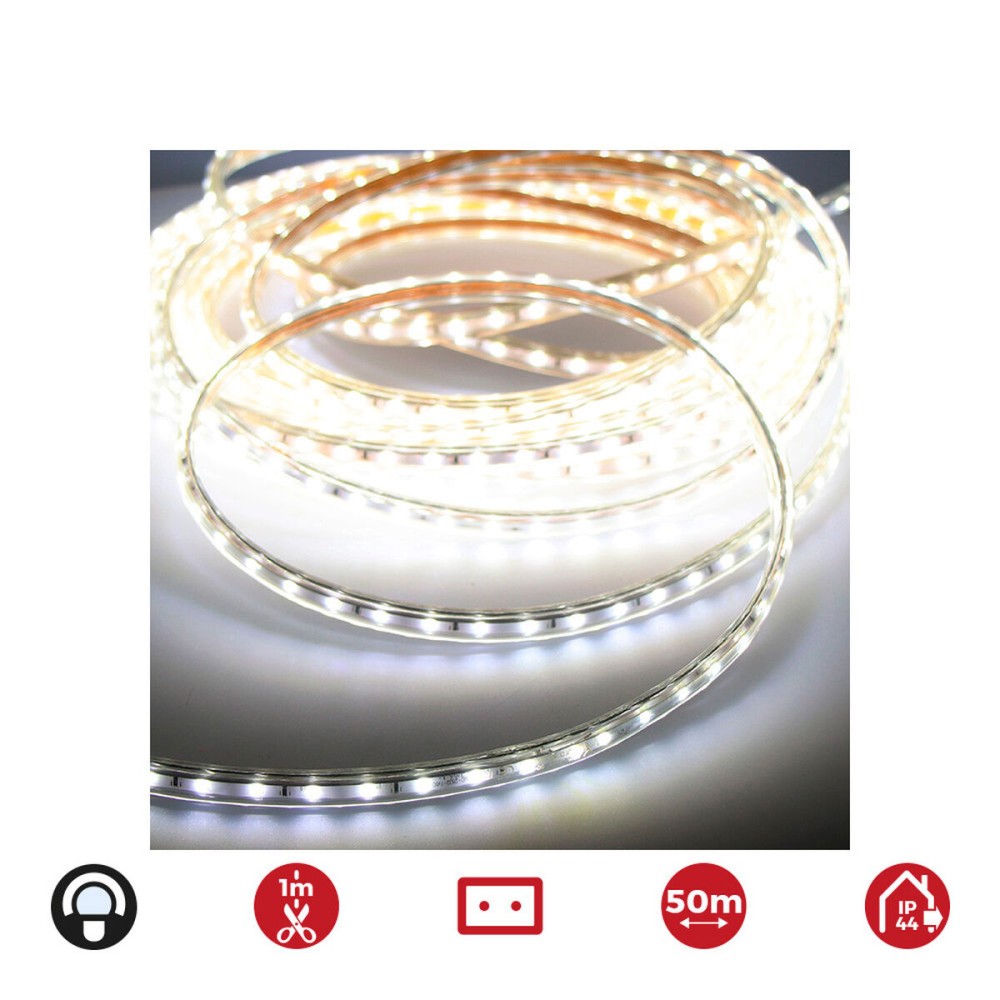 Bandes LED EDM 72700 4,2 W x 1 m 50 m Lumière froide 6400 K 350 lm