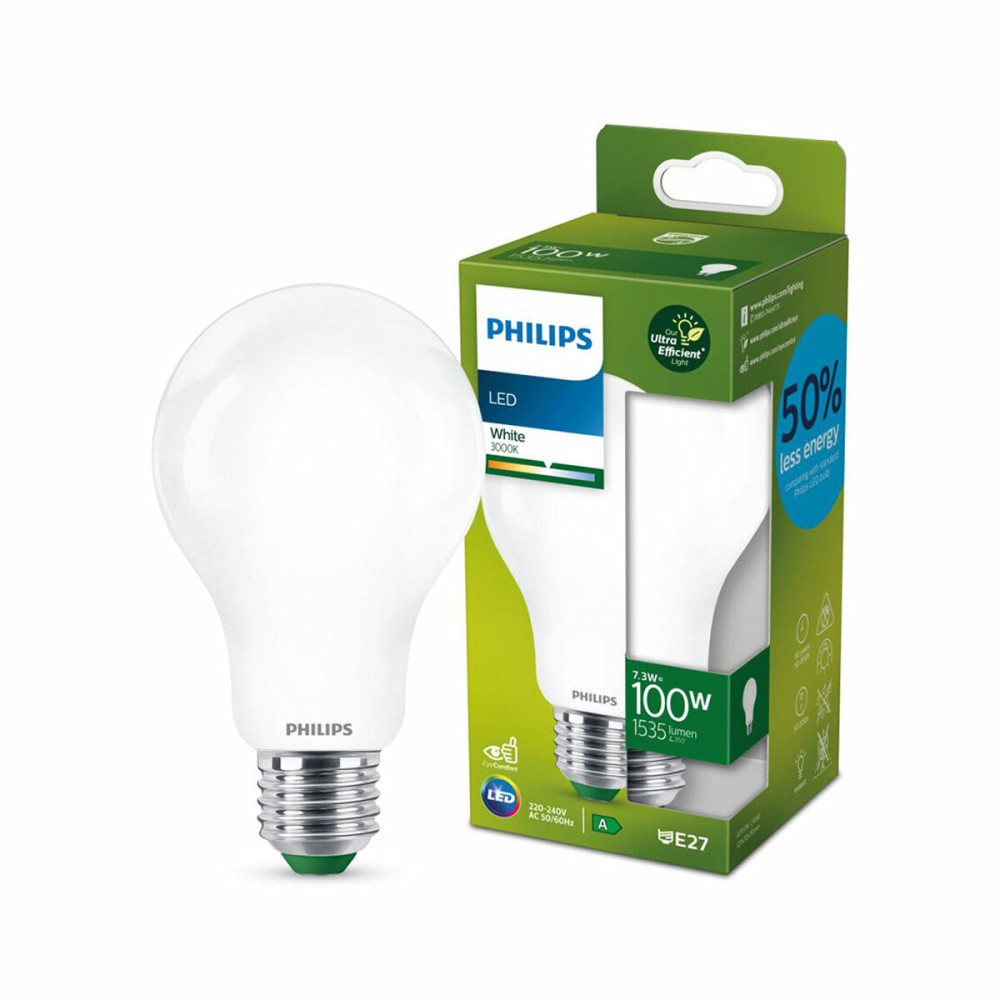 LED lamp Philips Classic A 100 W 7,3 W E27 1535 Lm (3000 K)