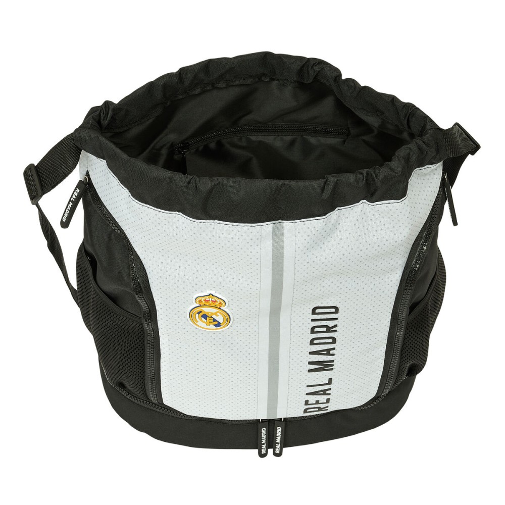 Child's Backpack Bag Real Madrid C.F. 24/25 White Grey 35 x 40 x 1 cm