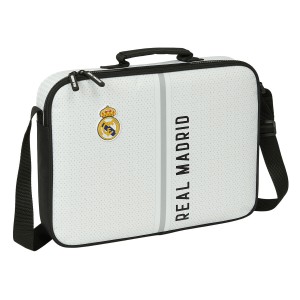 Cartable d'école Real Madrid C.F. Blanc Gris 38 x 28 x 6 cm