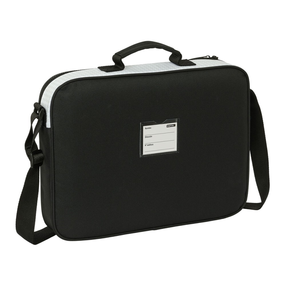 Schultasche Real Madrid C.F. Weiß Grau 38 x 28 x 6 cm