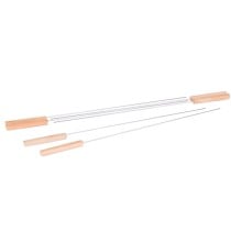 Ensemble de brochettes pour barbecue Barbacoa Acier inoxydable 40 x 0,5 x 0,5 cm