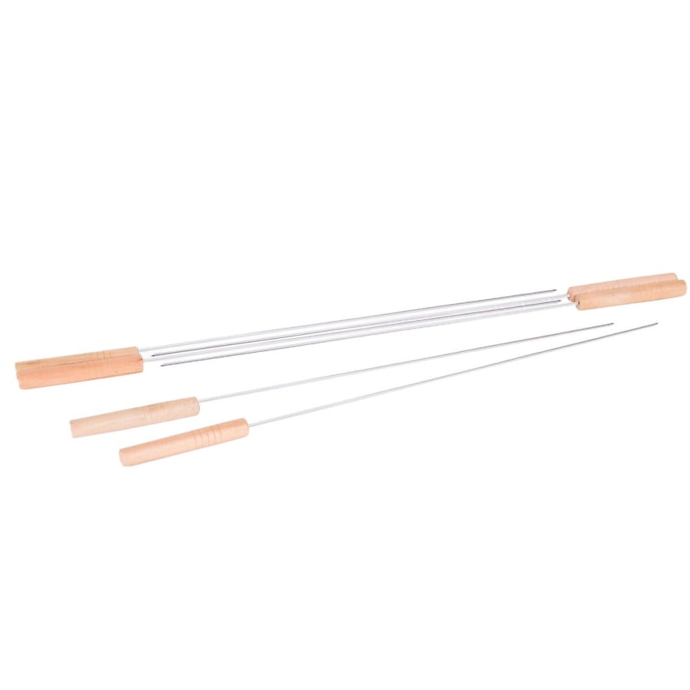 Ensemble de brochettes pour barbecue Barbacoa Acier inoxydable 40 x 0,5 x 0,5 cm