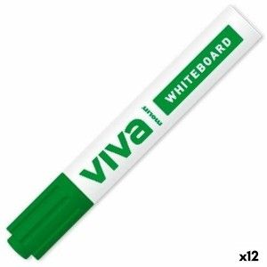 Marqueur pour tableau blanc Molin VIVA Vert (12 Unités)