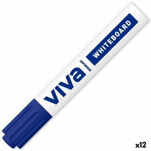 Whiteboard marker Molin Viva Blue (12 Units)