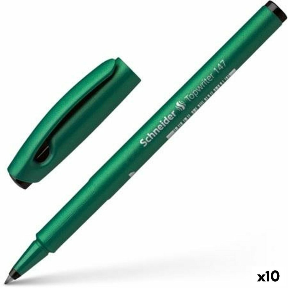 Feutres Schneider Topwriter 147 Noir Vert (10 Unités)