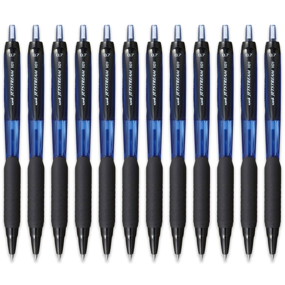 Flüssigtintenstift Uni-Ball Jetstream SXN-101-07 Blau 0,7 mm (12 Stück)