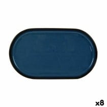 Plateau apéritif La Mediterránea Chester Bleu Oblongue 30,5 x 17,5 x 2,8 cm (8 Unités)