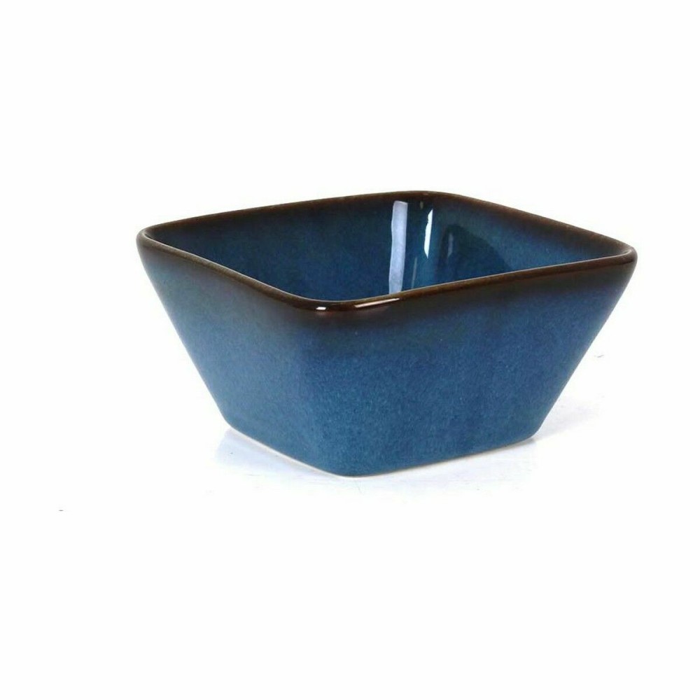 Schüssel für Vorspeisen La Mediterránea Pica-pica Blau karriert 10,5 x 5,3 cm (24 Stück)