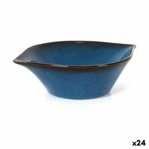Schüssel für Vorspeisen La Mediterránea Pica-pica Blau 15 x 11,7 x 4,4 cm (24 Stück)