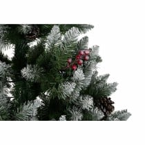 Christmas Tree DKD Home Decor White Red Green PVC Pineapples Snowfall 125 x 125 x 210 cm