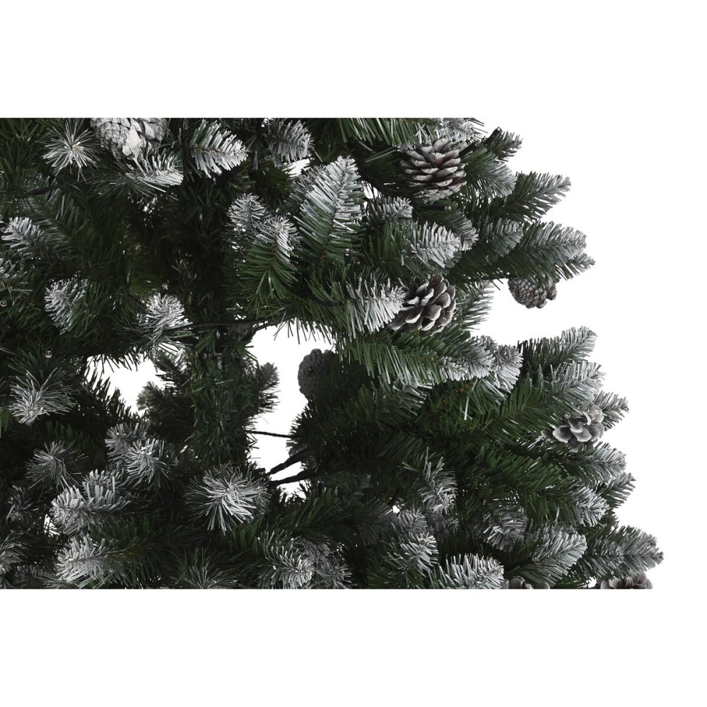 Christmas Tree DKD Home Decor LED Light Green Metal Polyethylene 130 x 130 x 218 cm