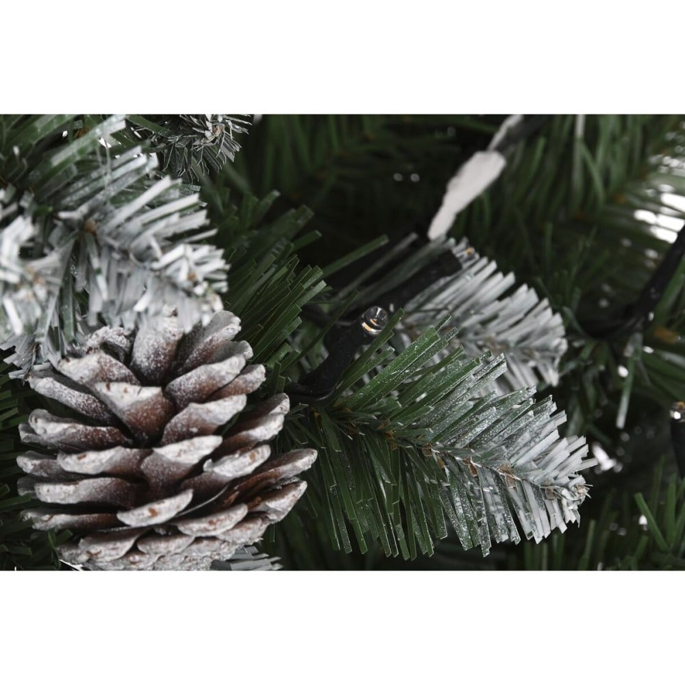 Weihnachtsbaum DKD Home Decor LED Leicht grün Metall Polyäthylen 130 x 130 x 218 cm