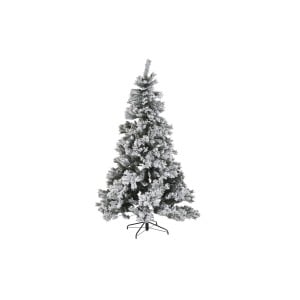 Weihnachtsbaum DKD Home Decor Weiß grün Metall Polyäthylen Verschneit 130 x 130 x 218 cm