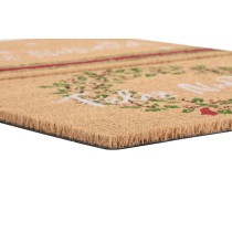 Doormat DKD Home Decor White Brown Red Green PVC Coconut Fibre 60 x 40 x 1,5 cm (2 Units)