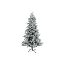 Sapin de Noël DKD Home Decor Blanc Vert Polyéthylène Enneigé 140 x 140 x 210 cm