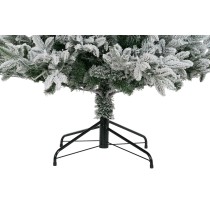 Sapin de Noël DKD Home Decor Blanc Vert Polyéthylène Enneigé 140 x 140 x 210 cm