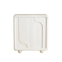 Caisson à Tiroirs DKD Home Decor Blanc Bois MDF Moderne 80 x 37 x 85 cm 80 x 37 x 86 cm