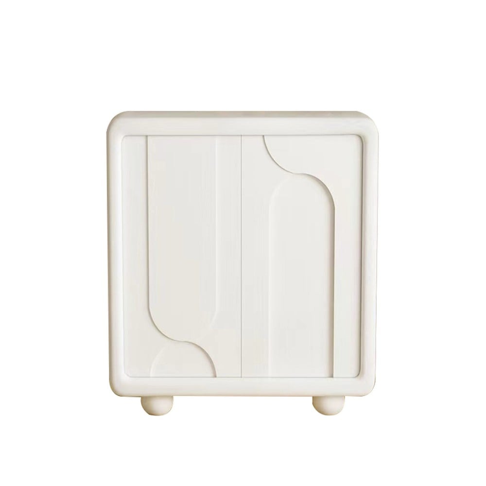 Caisson à Tiroirs DKD Home Decor Blanc Bois MDF Moderne 80 x 37 x 85 cm 80 x 37 x 86 cm