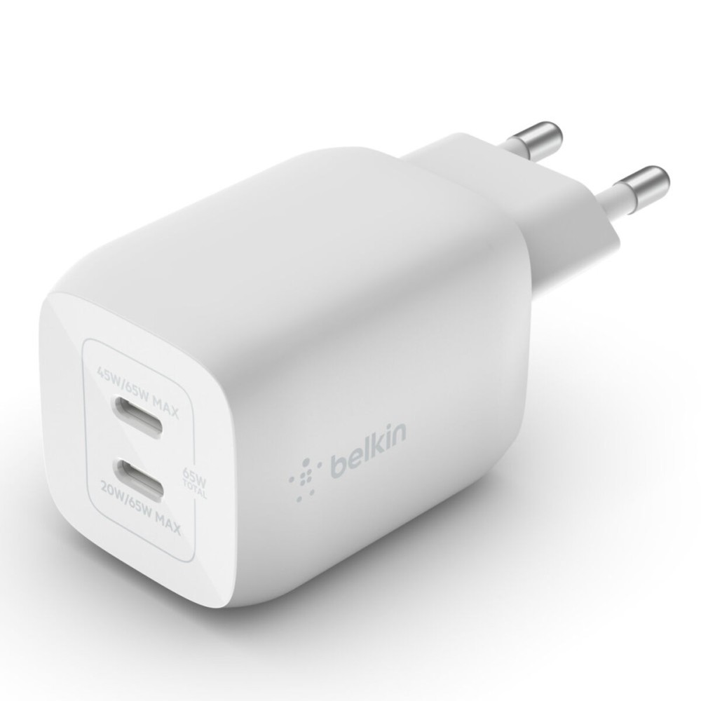 Chargeur mural Belkin WCH013VFWH Blanc 65 W