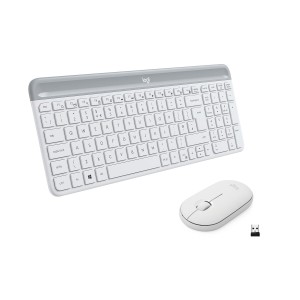 Tastatur mit Maus Logitech 920-009197 Weiß Italienisch QWERTY