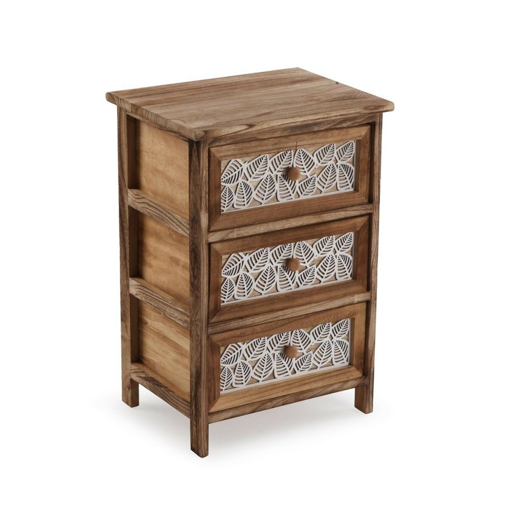 Chest of drawers Versa Leaf Wood 29 x 58 x 40 cm