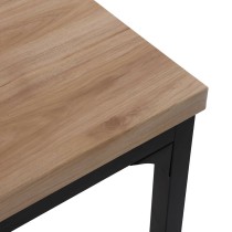 Tisch-Set mit 2 Stühlen Versa PVC Metall Holz MDF 60 x 76 x 60 cm