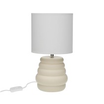 Desk lamp Versa Beige Ceramic 40 W 17 x 32,2 cm