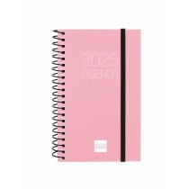 Diary Finocam OPAQUE Pink Mini 7,9 x 12,7 cm 2025