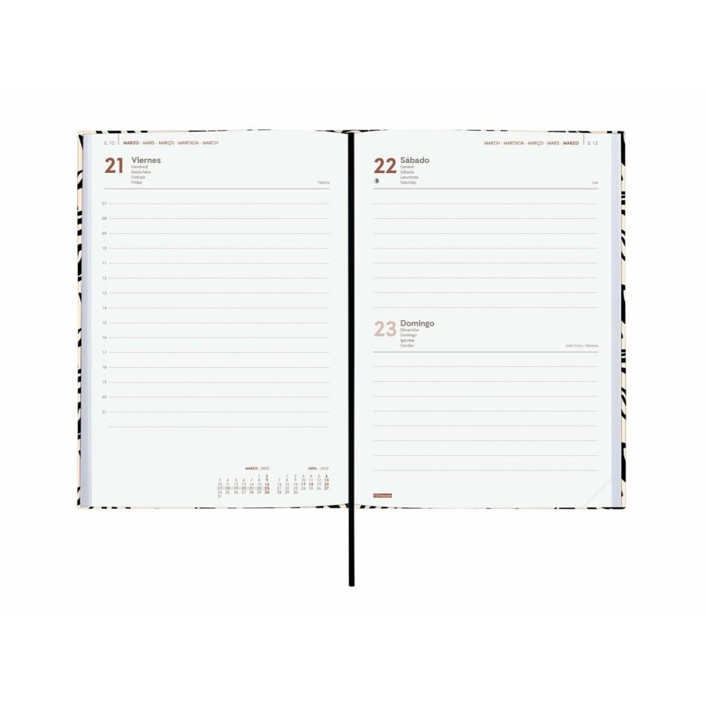 Agenda Finocam DYNAMIC BERLIN Y10 A5 14 x 20,4 cm 2025